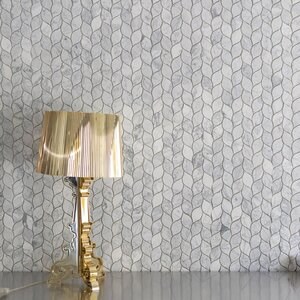 Mozaïek Marmer Bianco Carrara Tear Drop Mat