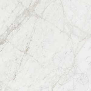 Marbre poli Volakas, 61 x 30.5 x 1 cm, Standard