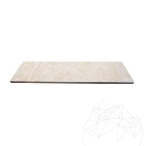Traptreden Crema Royal Geborsteld Marmer 120 x 33 x 3 cm (afschuining 1L)