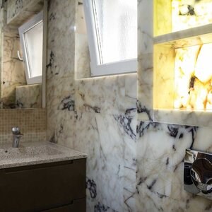Vloer- en wandtegels Marmura Arabescato Poli 60 x 30 x 2 cm