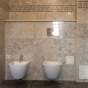 Vloer- en wandtegels Gepolijst Cappuccino Marmer, 61 x 30,5 x 1,2 cm