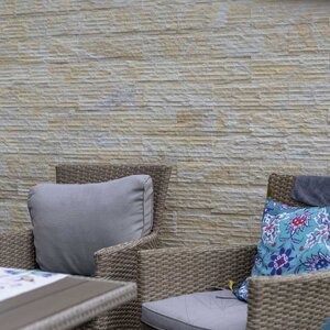 Catania Crème Crackle Marmeren Wandbekleding 10 x 30 x 1.5 cm