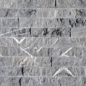 Split Face wandbekleding in Pietra Grey Marble 20 x 5 x 2 cm