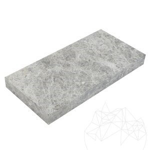 Geschuurde toendra Emperador marmeren vloeren, 15,2 x 30,5 x 3 cm