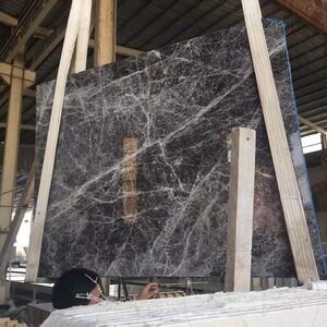 Vloer- en wandtegels Marble Tundra Grey Poli, 61 x 61 x 1,3 cm