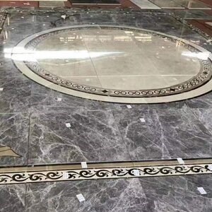 Vloer- en wandtegels Marble Tundra Grey Poli, 61 x 61 x 1,3 cm
