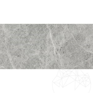 Marbre sablé gris Tundra, 61 x 30.5 x 1.5 cm