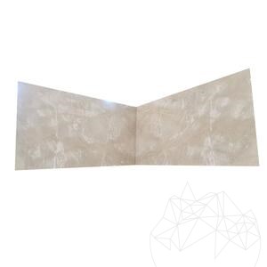 Dalle en marbre Moon Cream Poli, 2 cm