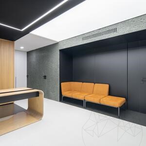 Native Black Lineal Extreem donker ontwerp 2CM plaat