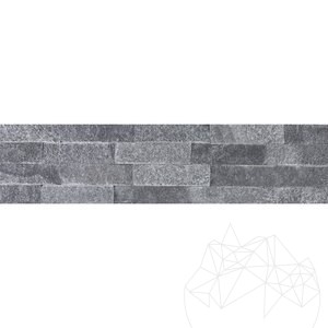 Wandbekledingspaneel Marmer Catania Zwart 15 x 60 cm