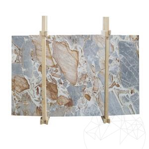 Dalle en marbre Patagonia Blue Poli, 2 cm