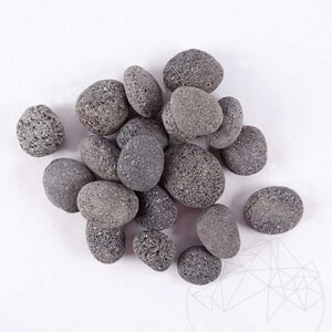 Lava Black Pebbles Zak 20 KG