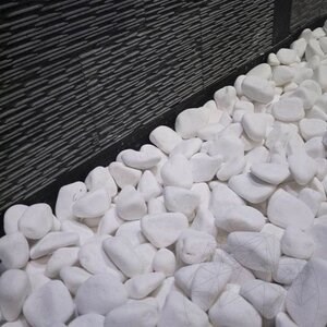 Galets de Marbre de Thassos, 1-3 cm, Sac de 20 Kg