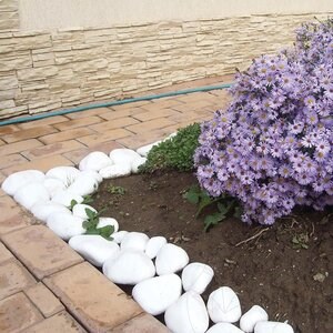 Witte Thassos Marmer Pebbles 6-10 cm KG