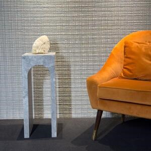 Petite console Archy en marbre gris Tundra