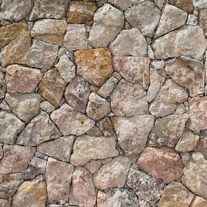 Pierre Opus Incertum (Vloer / Muur) Tuff-Travertin Rock Face Airon
