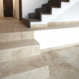 Maatwerk Travertin Classic Cross Cut Mat (Trappen / Vensterbank / Werkblad) 2 cm