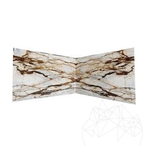 Calacatta Foresta gepolijste marmeren plaat 2 cm