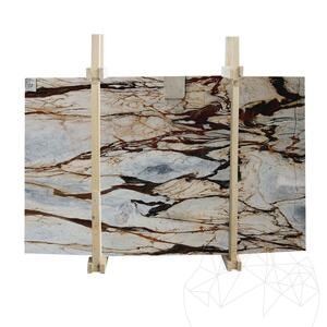 Calacatta Foresta gepolijste marmeren plaat 2 cm