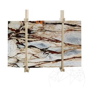 Calacatta Foresta gepolijste marmeren plaat 2 cm