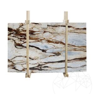 Calacatta Foresta gepolijste marmeren plaat 2 cm
