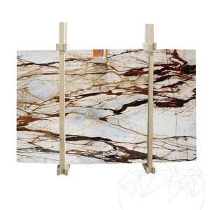 Calacatta Foresta gepolijste marmeren plaat 2 cm