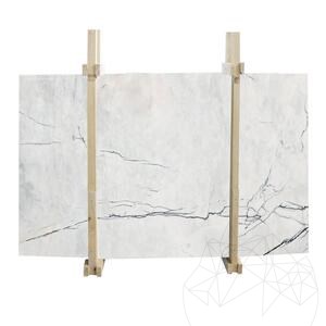 Gepolijste lila marmeren plaat, 2 cm
