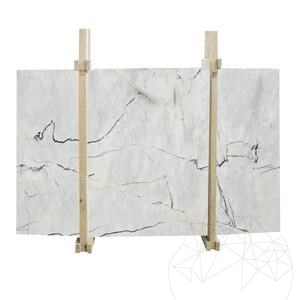 Gepolijste lila marmeren plaat, 2 cm