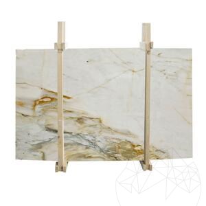 Gepolijste Calacatta Borghini marmeren plaat, 2 cm