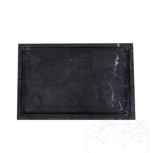Nero marmeren blad, 30 x 20 x 2,5 cm
