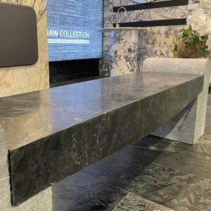 Romano Ceppo marmeren tuinbank, 165 x 40 x 50 cm
