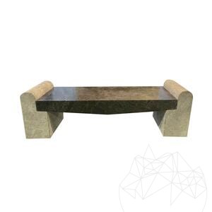 Romano Ceppo marmeren tuinbank, 165 x 40 x 50 cm
