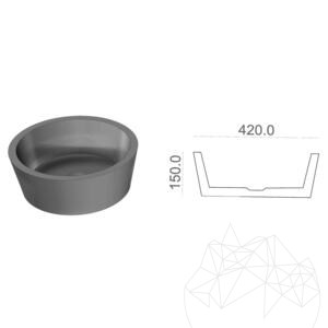 Lavabo Matia King Marbre bleu RS-12