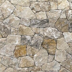 Pierre Opus Incertum (Vloer / Muur) Tuff-Travertin Rock Face Airon