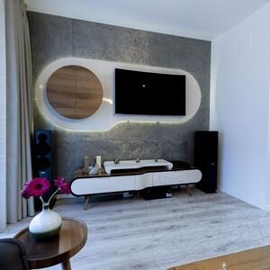 SKIN Flexibele Leisteen - Zilver Glans, 280 x 125 cm