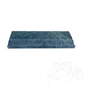 Teos Groen Marmer M10 Lijstwerk, 10 x 30,5 x 2 cm
