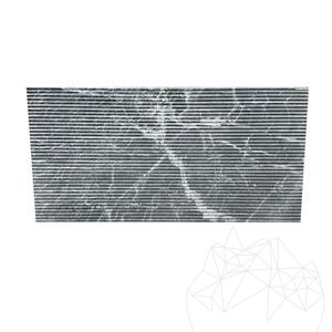 Marbre Cannelé Tinos Edge, 2 cm