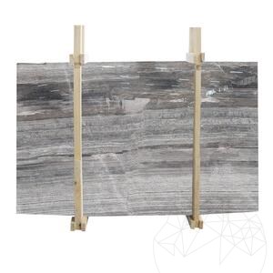 Dalle en marbre Titanium Grey Poli, 2 cm