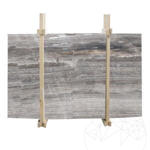 Dalle en marbre Titanium Grey Poli, 2 cm