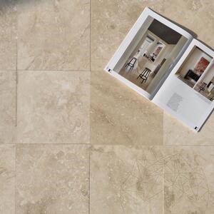 Travertine Classic PREMIUM Kruissnede Tapijt, 30,5 x 30,5 x 1,2 cm