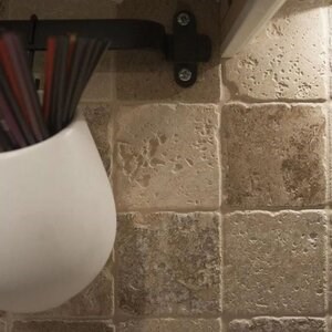 Vloer- en wandtegels Travertin Latte Antiek (Verouderd) PRIME10 x 10 x 1,2 cm