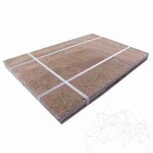 Opus Romain Travertine Latte Geborsteld en Gebeiteld PRIME 1,2 cm