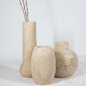 Vaza Decorativa Autograth-Milano Travertin Classic 50 x 20 x 10 cm