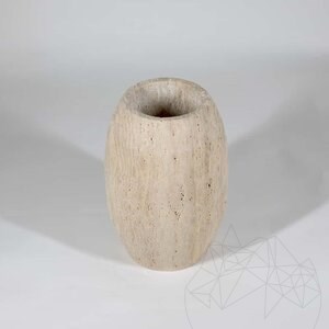 Autograth Vaas - Pisa Classic Natur Travertijn 30 x 20 x 20 cm