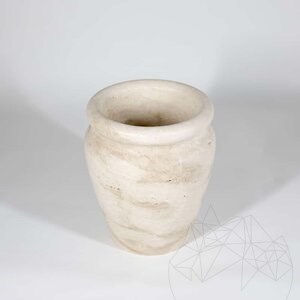 Autograth-Roma Klassieke Travertijn Vaas 30 x 25 x 25 cm
