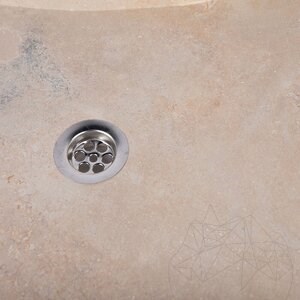 Salle de bain Lavabo Arco Classic Travertin SSTS, 80 x 50 x 10 cm