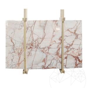 Dalle en marbre Victoria Pink Poli, 2 cm