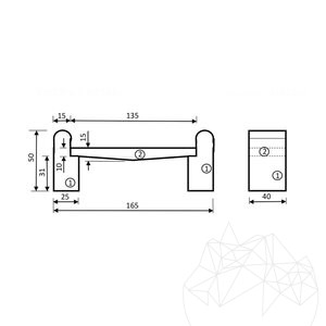 Travertin Zilver Douchebak ST-012 SBSS 90 x 90 x 3 cm