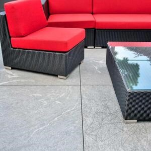 Pierre frittée L'ALTRA PIETRA Colosseo Grigioni, 60 X 60 X 2 cm, R11 - Antidérapant pour usage extérieur