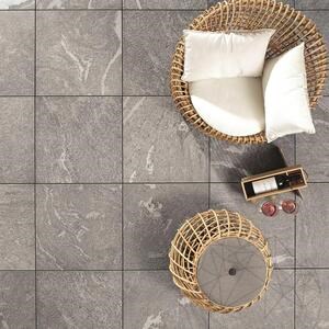 Pierre frittée L'ALTRA PIETRA Colosseo Grigioni, 60 X 60 X 2 cm, R11 - Antidérapant pour usage extérieur